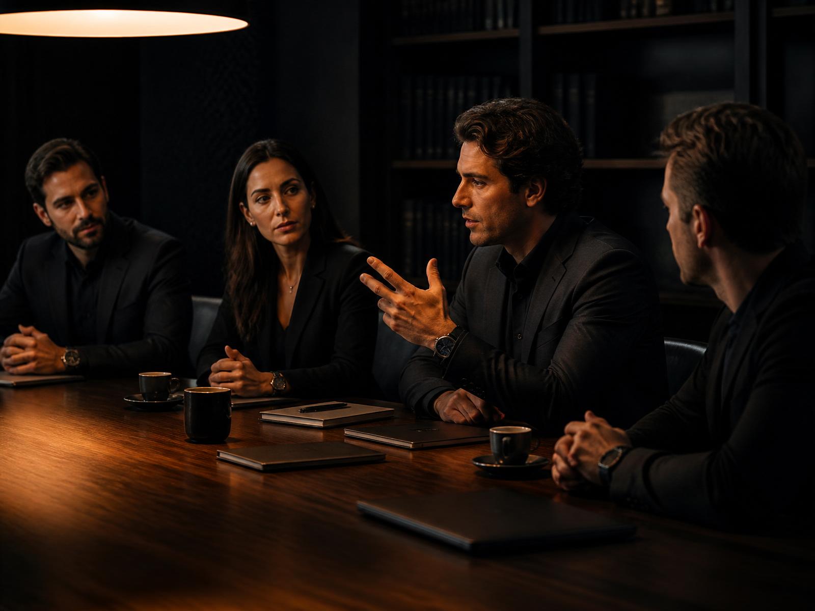 Founders in conversation after a Ticket 500 session