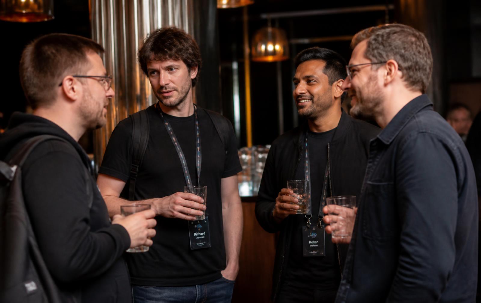 Founders in conversation after a Ticket 500 session